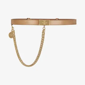 纪梵希/Givenchy 女士 配链条皮革腰带 BB4045B0QB-282