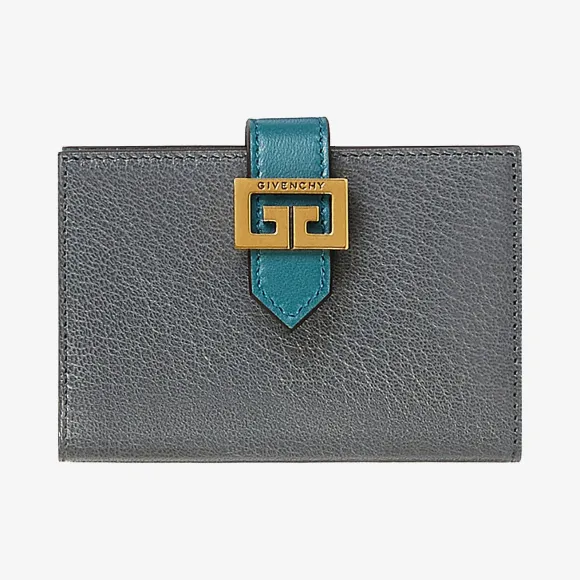 纪梵希/Givenchy 女士 双色GV3皮革卡包 BB601HB056-063