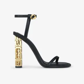 纪梵希/Givenchy 女士 G Cube 皮革凉鞋 BE306XE18J-001