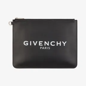 纪梵希/Givenchy 男士 PARIS皮革大号拉链手包 BK600JK0AC-001