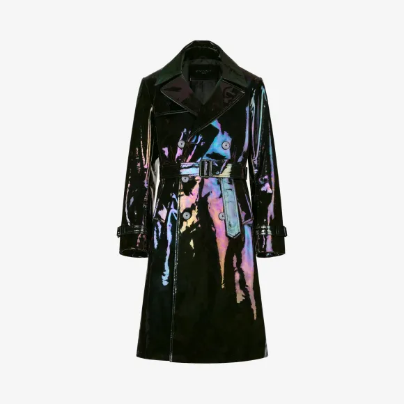 纪梵希/Givenchy 男士 虹彩皮革风衣 BM00E960MD-001