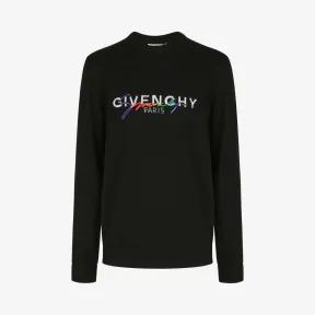 纪梵希/Givenchy 男士 多色羊毛针织衫 BM90B1404X-001