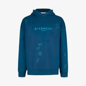 纪梵希/Givenchy 男士 破洞连帽衫 BMJ03H3Y42-413