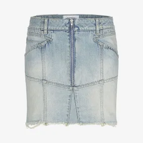 纪梵希/Givenchy 女士 迷你复古牛仔裙 BW40AL50AM-452