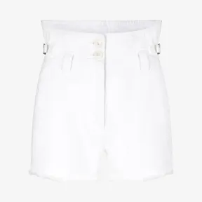 纪梵希/Givenchy 女士 金属质感细节高腰牛仔短裤 BW50DJ509T-100