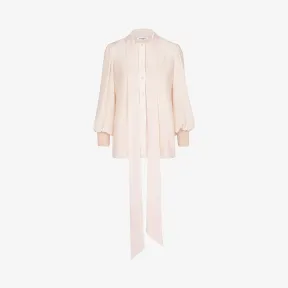 纪梵希/Givenchy 女士 领巾领真丝上衣 BW60GR1206-271