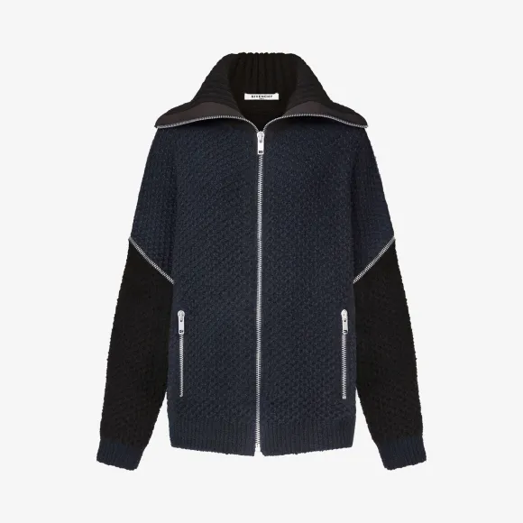 纪梵希/Givenchy 拉链袖高翻领夹克 BW90374Z2W-414