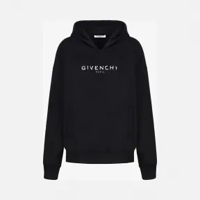 纪梵希/Givenchy 女士 PARIS超大复古连帽衫 BWJ00B3Z0Y-001