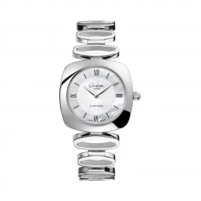 格拉苏蒂/Glashutte Original Ladies 女士系列 精钢 石英机芯 女表 1-03-02-05-02-14