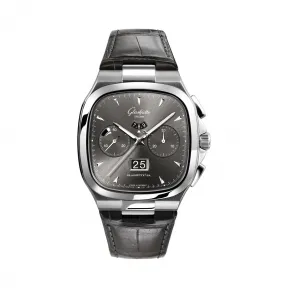 格拉苏蒂/Glashutte Original VINTAGE 复古系列 精钢 自动机械机芯 男表 1-37-02-01-02-50