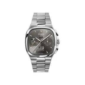 格拉苏蒂/Glashutte Original VINTAGE 复古系列 精钢 自动机械机芯 男表 1-37-02-01-02-70