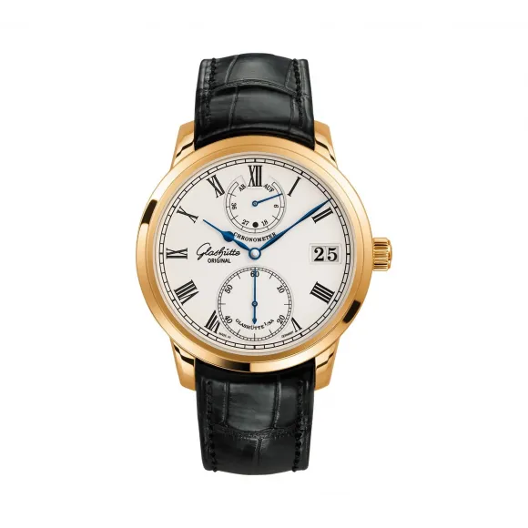 格拉苏蒂/Glashutte Original 精髓系列 18K玫瑰金 手动机械机芯 男表 1-58-01-01-01-50