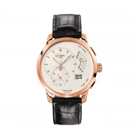 格拉苏蒂/Glashutte Original Pano 偏心系列 18K玫瑰金 手动机械机芯 1-61-03-25-15-01