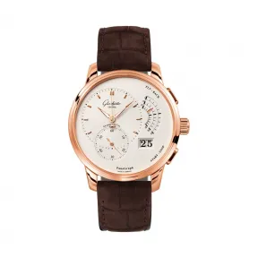 格拉苏蒂/Glashutte Original 艺术与工艺系列 18K红金 手动机械机芯 男表 1-61-03-25-15-51