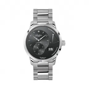 格拉苏蒂/Glashutte Original Pano 偏心系列 精钢 手动机械机芯 男表 1-65-01-23-12-24