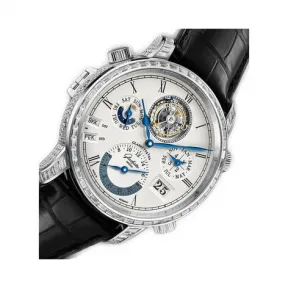 格拉苏蒂/Glashutte Original Senator 参议员系列 镶嵌298颗钻石 手动机械机芯 男表 1-89-01-03-33-04