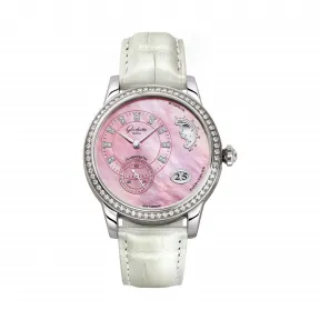 格拉苏蒂/Glashutte Original Ladies 女士系列 精钢 自动机械机芯 女表 1-90-12-04-12-02