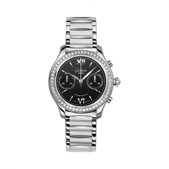 格拉苏蒂/Glashutte Original Ladies 女士系列 精钢镶钻 自动机械机芯 女表 39-34-13-12-34