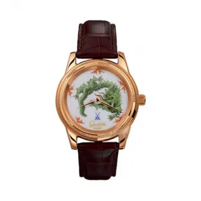 格拉苏蒂/Glashutte Original Senator 参议员系列 18K玫瑰金 自动机械机芯 女表 49-08-09-21-06