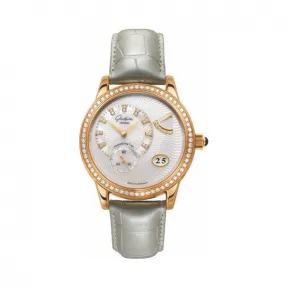 格拉苏蒂/Glashutte Original Star Collection系列 18K玫瑰金，镶钻 手动机械机芯 女表 65-01-80-80-04