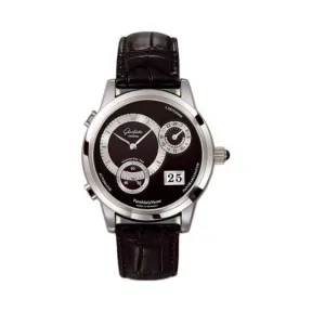 格拉苏蒂/Glashutte Original Pano 偏心系列 不锈钢 机械机芯 男表 90-01-03-03-04