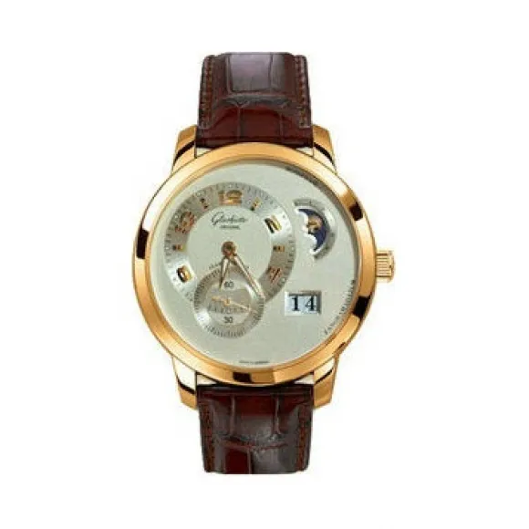 格拉苏蒂/Glashutte Original Pano 偏心系列 18K玫瑰金 自动机械机芯 男表 90-02-31-31-04