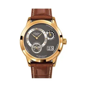 格拉苏蒂/Glashutte Original Pano 偏心系列 18K玫瑰金 自动机械机芯 男表 90-03-15-01-04