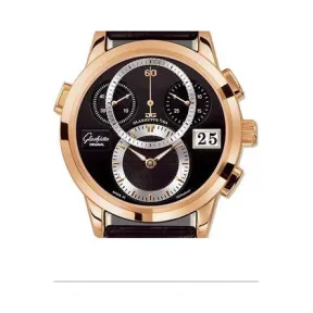 格拉苏蒂/Glashutte Original Senator 参议员系列 18K玫瑰金 自动机械机芯 男表 95-01-20-05-04