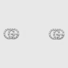 古驰/Gucci GG TISSUE 铆钉耳环 107854 J8540 9066