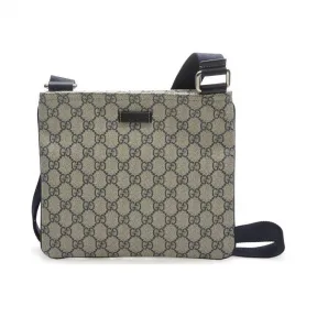 古驰/Gucci 蓝色 PVC  斜跨包 201538-KGD1N-4075