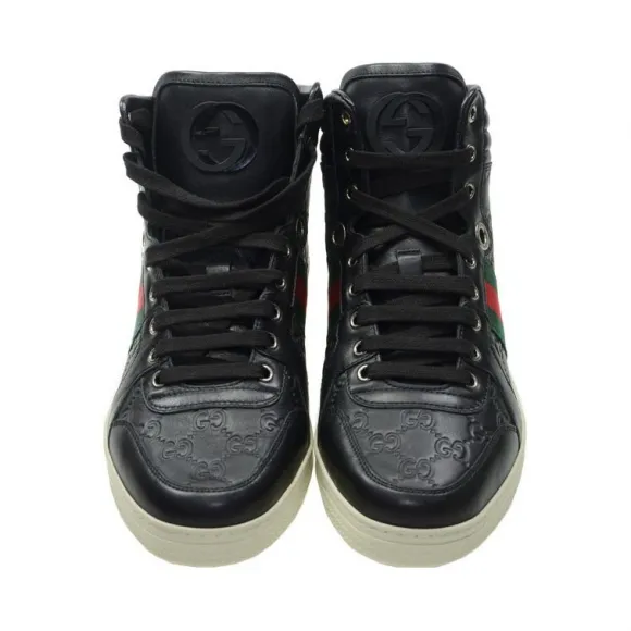 古驰/Gucci 黑色 皮革  平底鞋 221825-A9L90-1072