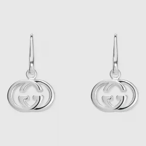 古驰/Gucci 耳环，配以双 G 互扣式吊坠 223321 J8400 8106