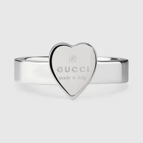 古驰/Gucci 饰Gucci标识心形吊坠戒指 223867-J8400-8106