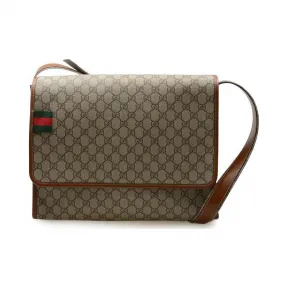 古驰/Gucci 啡色 PVC  斜跨包 246411-KGD3G-8527