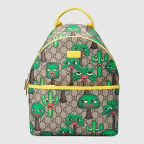古驰/Gucci 儿童 GG 开心植物背包 271327 HM3AN 9792