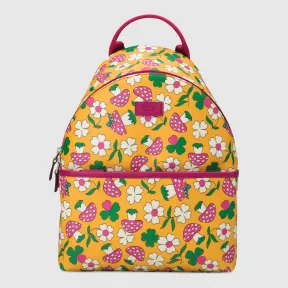 古驰/Gucci 儿童蘑菇印花背包 271327 HM9AN 9793