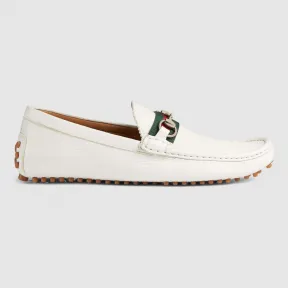 古驰/Gucci 男士真皮马衔扣驾车鞋 322741 AHM10 9051