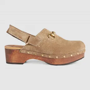 古驰/Gucci Amstel麂皮木屐 397745 CA000 2807