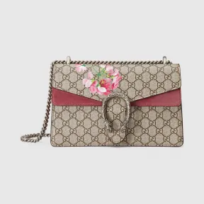 古驰/Gucci Dionysus系列小号GG Blooms肩背包 400249-KU23N-8693