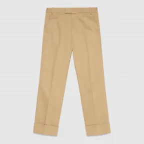 古驰/Gucci 棉斜纹布宽松裤 400638 Z3786 9813