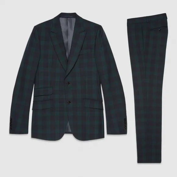 古驰/Gucci 格纹Heritage西装 406131 Z540A 3177