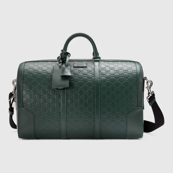 古驰/Gucci Gucci Signature 真皮行李包 406380 CWCBN 3095