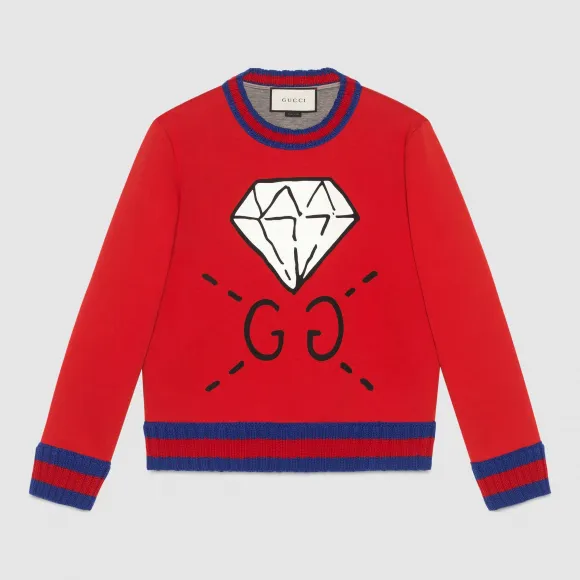 古驰/Gucci GucciGhost 运动衫 408239 X5H01 6560