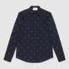 古驰/Gucci 蜜蜂星星纯棉杜克衬衫 408602 Z374A 4411