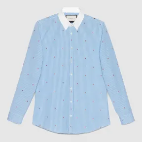 古驰/Gucci 心形图案切丝衬衫 411057 Z345A 4421