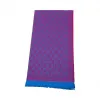 古驰/Gucci 紫色/蓝色 羊毛  丝巾 411115-3G200-5669