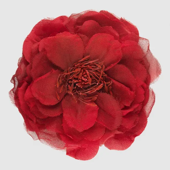 古驰/Gucci 真丝花朵别针 412103 I3967 8133