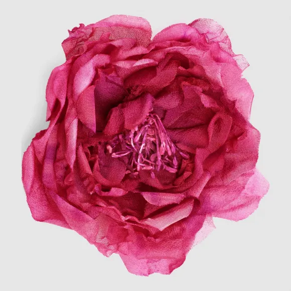 古驰/Gucci 真丝花朵别针 412103 I3967 8134