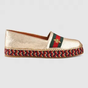 古驰/Gucci 金属质感皮革便鞋 414995 DKT90 7170