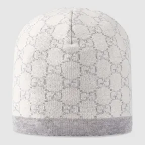 古驰/Gucci 儿童GG图案羊毛帽 418609 4K206 9263